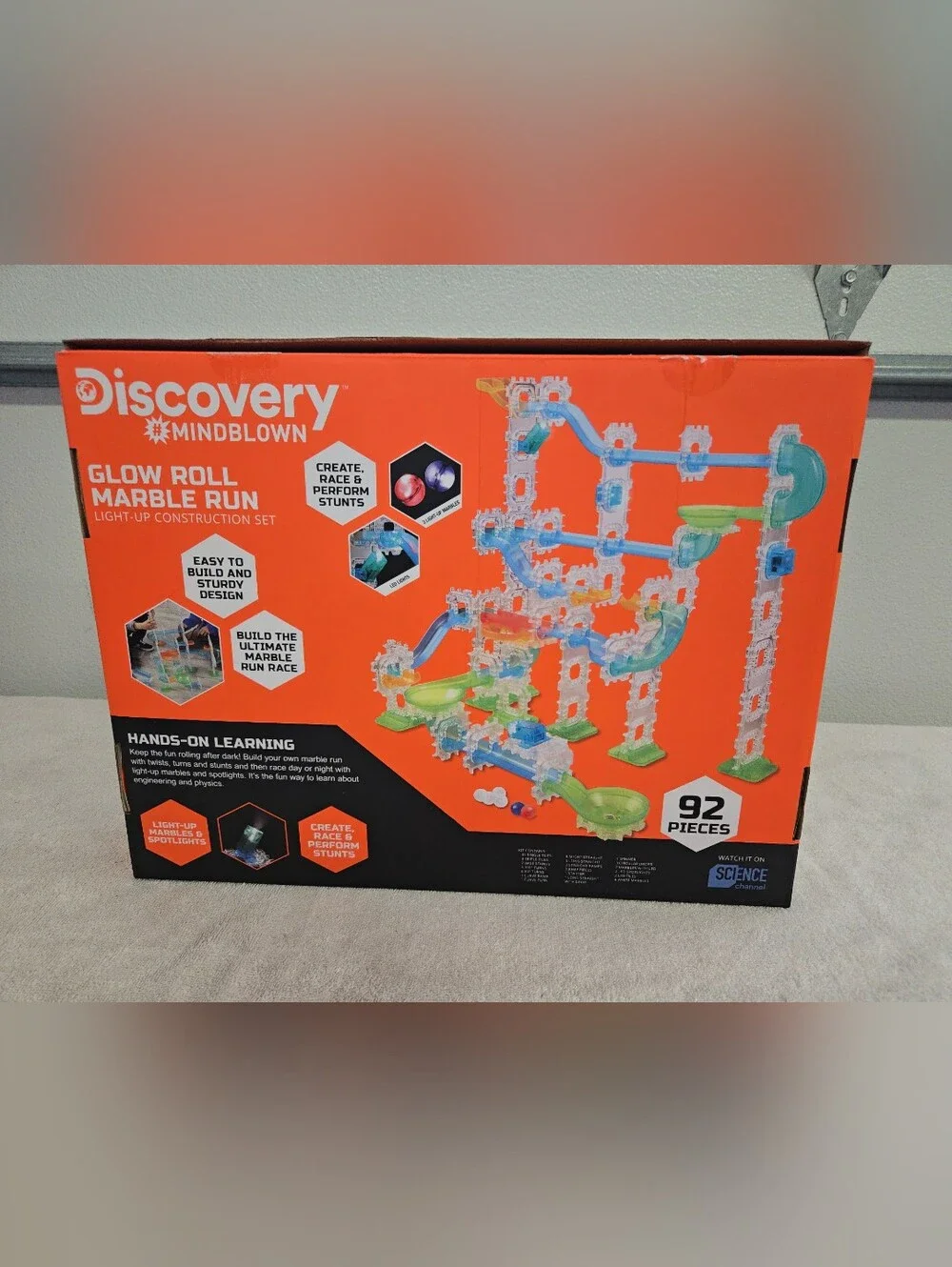 Glow In The Dark STEM Discovery Marble Run